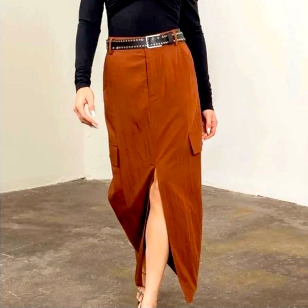 House of Harlow Cargo Maxi Skirt